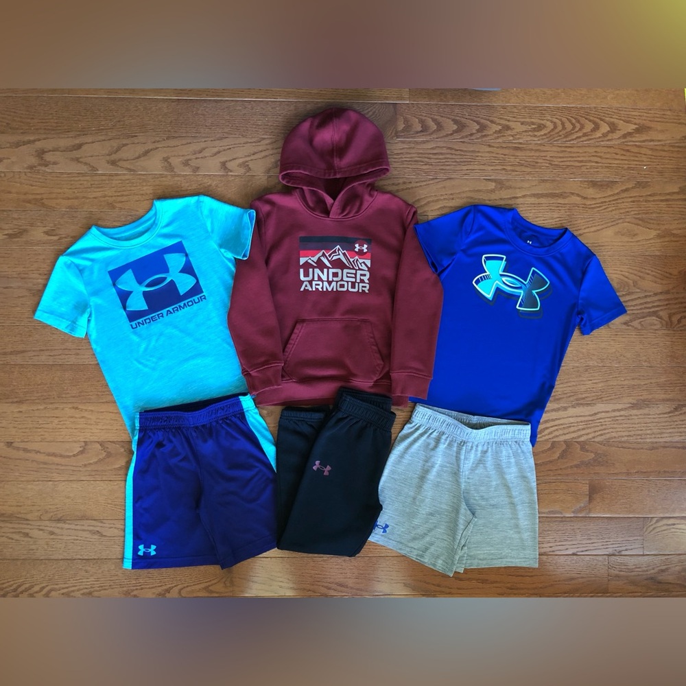 Under Armour Little Boys Lot- size 6